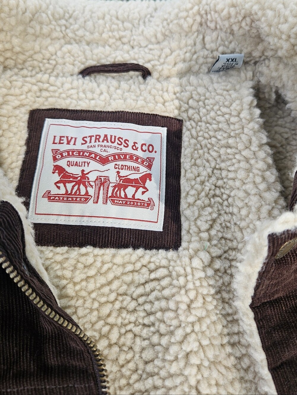 New Men's Levi Corduroy Jacket - Picture 4 of 4